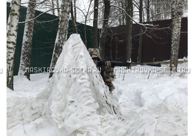 Маскировочная сеть МКТ-2С Снег 3х6 м – купить по цене 4200 руб. в интернет-магазине в городе Курск картинка 2