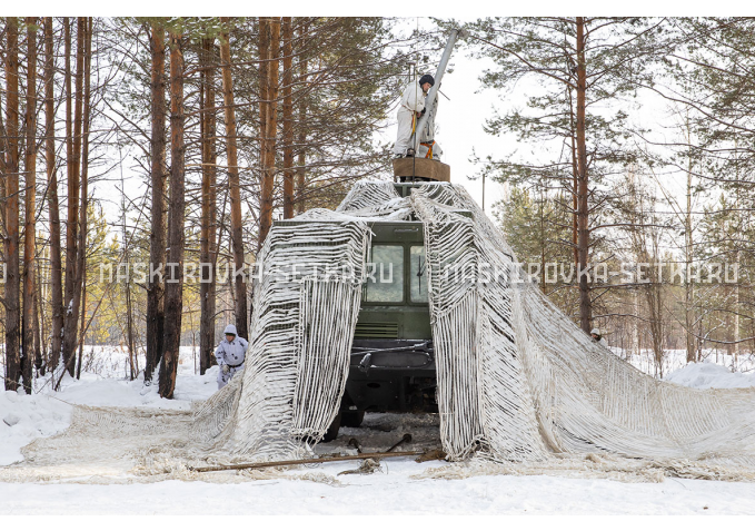 Маскировочный комплект МКТ-2С Снег 9х12 м без АП – купить по цене 29500 руб. в интернет-магазине в городе Курск картинка 3